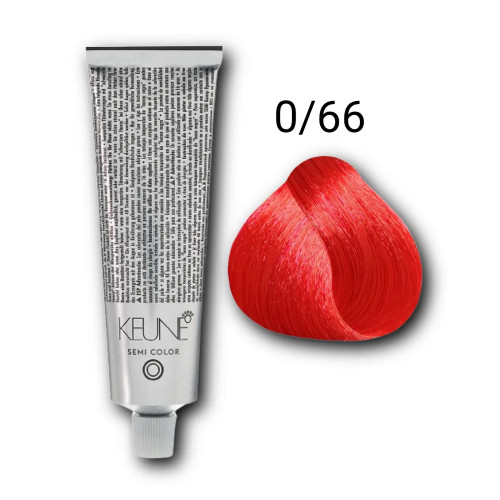 Краска для волос 0/66 Keune Semi Color 60 мл тонирующая Кене Семи колор
