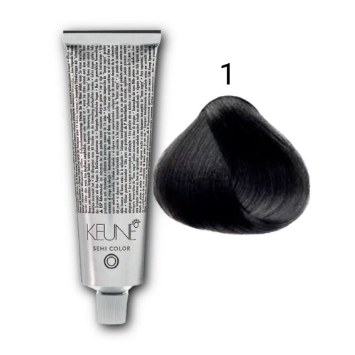 Краска для волос 1 Keune Semi Color 60 мл тонирующая Кене Семи колор