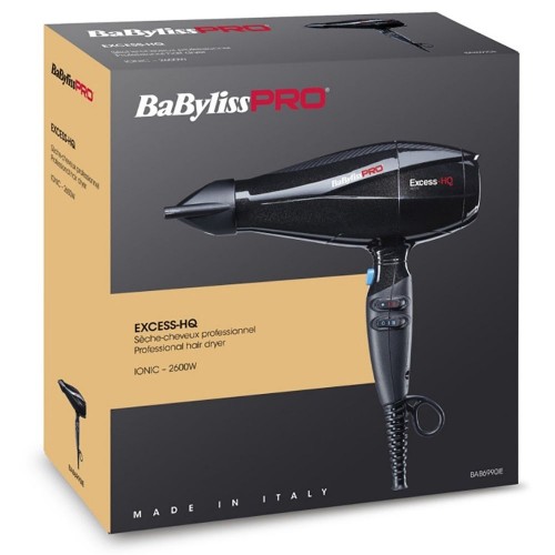 Профессиональный фен BaByliss PRO Excess-HQ Ionic BAB6990IE 2600w