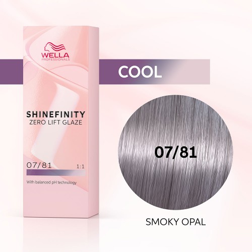 Wella Professionals Гель-крем краска Shinefinity 07/81 – стойкое цветное глазирование.