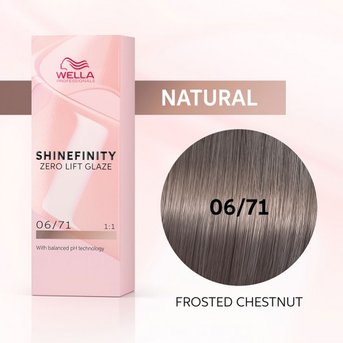 Wella Professionals Гель-крем краска Shinefinity 06/71 – стойкое цветное глазирование