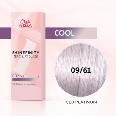 Wella Professionals Гель-крем краска Shinefinity 09/61 – стойкое цветное глазирование.