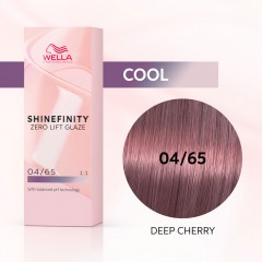 Wella Professionals Гель-крем краска Shinefinity 04/65 – стойкое цветное глазирование.