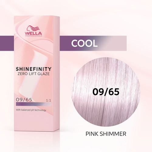 Wella Professionals Гель-крем краска Shinefinity 09/65 – стойкое цветное глазирование.