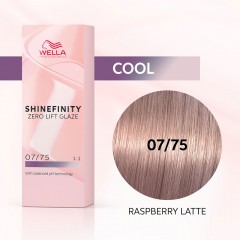 Wella Professionals Гель-крем краска Shinefinity 07/75 – стойкое цветное глазирование.