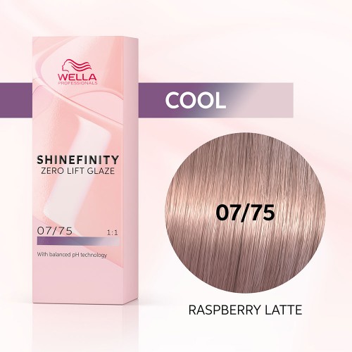 Wella Professionals Гель-крем краска Shinefinity 07/75 – стойкое цветное глазирование.