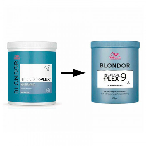 Обесцвечивающая пудра без образования пыли Wella Professionals Blondor Plex для волос 800 гр.