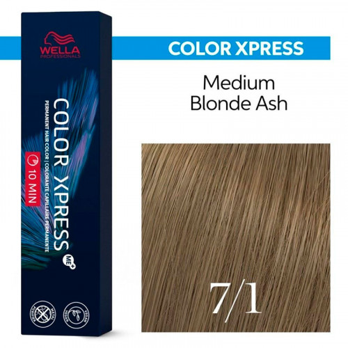 Краска Wella Professional Color Xpress 10 мин 7/1 тон 60 мл Велла колор экспресс для окрашивания волос
