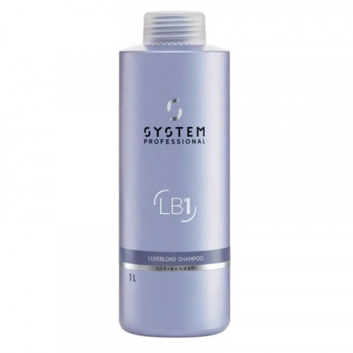 Восстанавливающий шампунь Wella System Professional Diamond LuxeBlond LB1 Shampoo для светлых волос 1000 мл