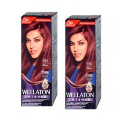 Набор краски Wellaton 5/66 от Wella 2 штуки Веллатон для окрашивания волос