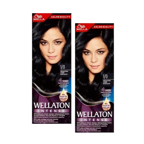 Набор краски Wellaton 1/0 от Wella 2 штуки Веллатон для окрашивания волос