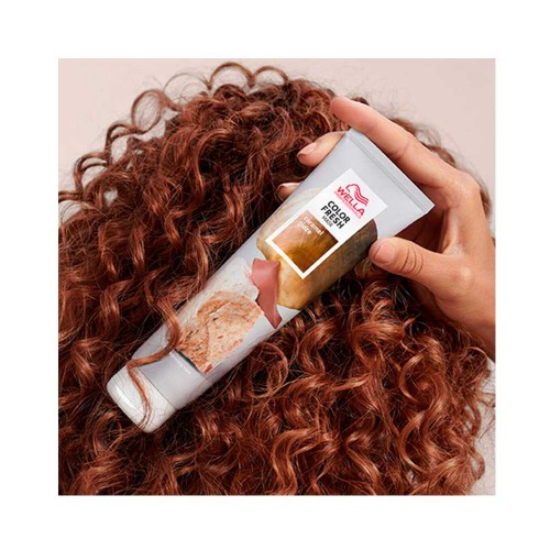 Маска оттеночная Wella Professionals Color Fresh Caramel Glaze Карамельная глазурь Велла Колор Фреш для волос 150 мл