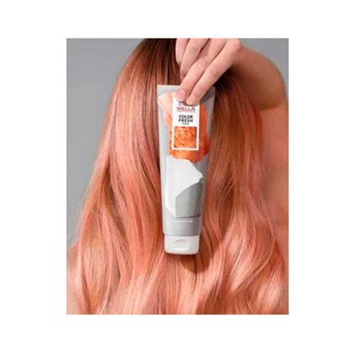 Маска оттеночная Wella Professionals Color Fresh Румяный Персик Peach Blush Велла Колор Фреш для волос 150 мл