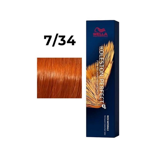 Краска Wella Koleston Perfect 7/34 New 60 мл для волос оттеночная Велла колестон перфект