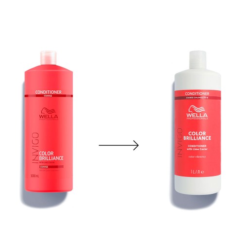 Бальзам-уход Wella Invigo Color Brilliance для окрашенных жестких волос 1000 мл Колор Бриллианс