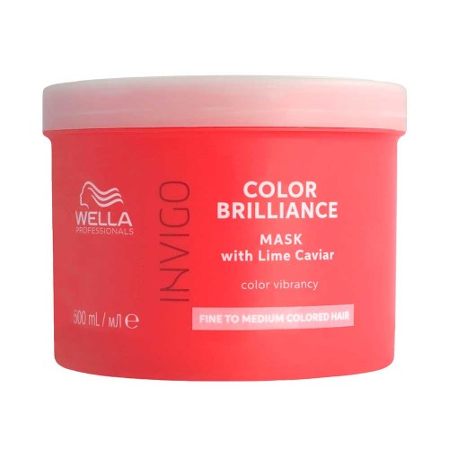 Маска Wella Invigo Color Brilliance для окрашенных нормальных и тонких волос 500 мл Колор Бриллианс