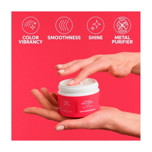Маска Wella Invigo Color Brilliance для окрашенных нормальных и тонких волос 500 мл Колор Бриллианс