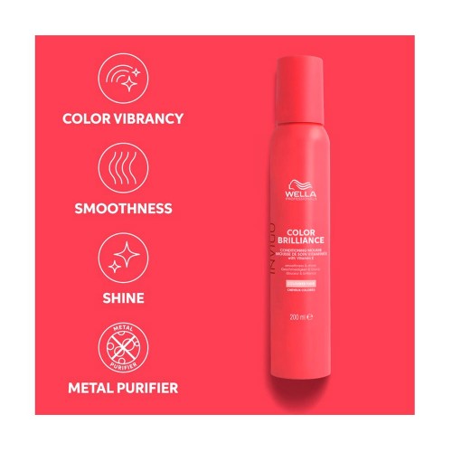 Мусс Wella Invigo Color Brilliance несмываемый для окрашенных волос 200 мл Колор Бриллианс