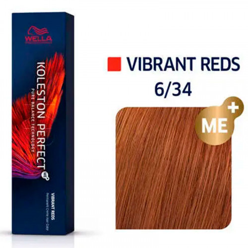 Крем-краска для волос Wella Professionals Koleston Perfect Me+ 6/34 Vibrant Reds 60 мл