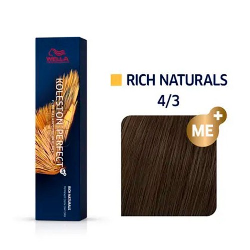 Крем-краска 4/3 Wella Koleston Me+ (Колестон Me+) Perfect Rich Naturals для волос 60 мл