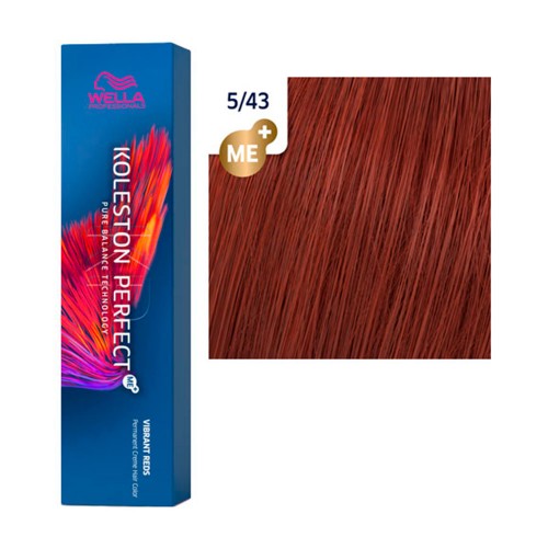 Крем-краска 5/43 Wella Koleston Me+ (Колестон Me+) Perfect Pure Naturals для волос 60 мл.  