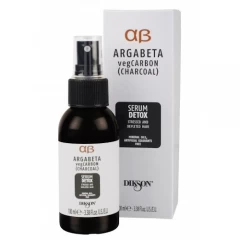 DIKSON ARGABETA vegCARBON Serum  DETOX/ Сыворотка с раст. углем, маслами лаванды и иланг-иланга для волос подверженных стрессу 100 мл