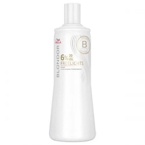 Окислительная эмульсия 6% Wella Blondor FreeLights 1000 мл оксид Велла Блондор Фрилайтс окислитель