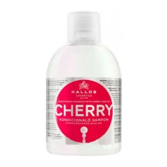 Шампунь с экстрактом вишни Kallos Cosmetics KJMN Conditioning Shampoo для сухих и поврежденных волос 1000 мл. 