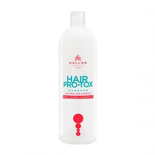 Шампунь с кератином Kallos Cosmetics KJMN Hair Pro-Tox Shampoo для поврежденных волос 1000 мл.