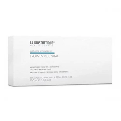 Питательная сыворотка La Biosthetique Methode Regenerante Ergines Plus Vital для тонких волос 10 ампул по 10 мл. 