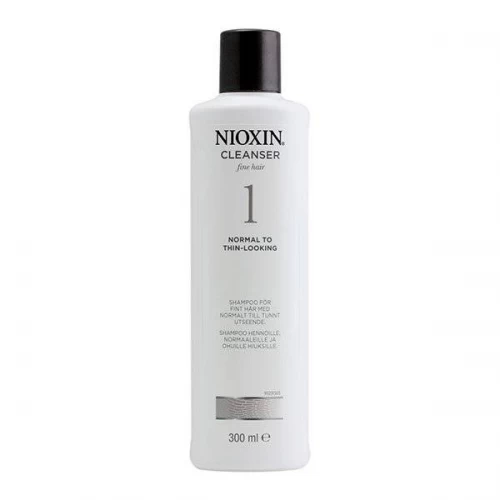 Очищающий шампунь Nioxin System 1 Cleanser Shampoo для тонких натуральных волос 300 мл.