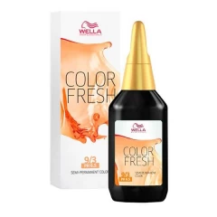 Оттеночная краска 9/3 Wella Professionals Color Fresh pH 6.5 Semi Permanent Color для окрашивания волос 75 мл.