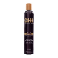 Лак эластичной фиксации CHI Deep Brilliance Olive and Monoi Optimum Finish Flexible Hold Hair Spray для укладки волос 296 мл. 