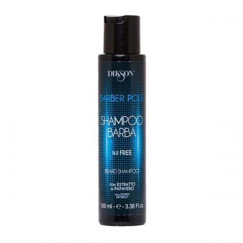 Шампунь Dikson Coiffeur Barber Pole Shampoo SLS Free для ухода за усами и бородой 100 мл.
