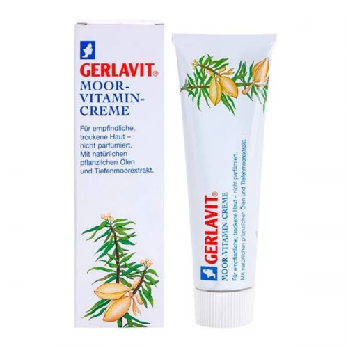 Витаминный крем Gehwol Gerlavit Moor Vitamin Creme для сухой и чувствительной кожи лица и рук 75 мл.