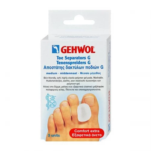 Гель-корректор средний Gehwol Comfort Toe Separators G для большого пальца 3 шт.  