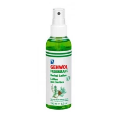 Ухаживающий спрей-лосьон Gehwol Fusskraft Herbal Lotion для ежедневного ухода за ногами 150 мл.