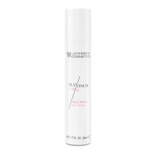 Интенсивно омолаживающая сыворотка Janssen Cosmetics Platinum Care Effect Serum для лица с коллоидной платиной 50 мл.
