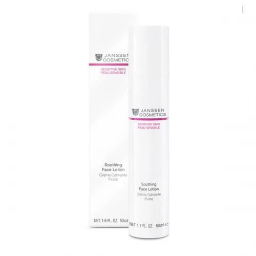 Успокаивающая смягчающая эмульсия Janssen Cosmetics Sensitive Skin Soothing Face Lotion для чувствительной кожи лица 50 мл.