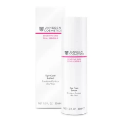 Освежающая эмульсия (коробка) Janssen Cosmetics Sensitive Skin Eye Care Lotion для чувствительной кожи вокруг глаз 30 мл.