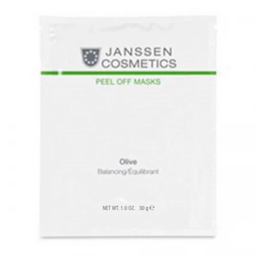  Ультраувлажняющая маска Janssen Cosmetics Peel Off Masks Olive-Hydration альгинатная anti-age с маслом оливы и экстракта оливковых листьев 10 шт. по 30 г