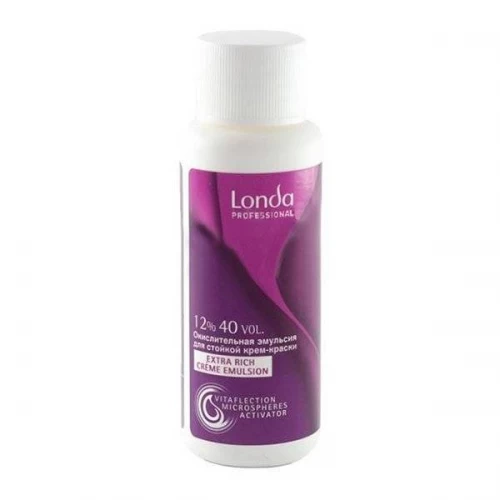 Окислительная эмульсия vol 40 12% Londa Professional Londacolor Extra Rich Creme Emulsion для стойкой крем-краски 60 мл.