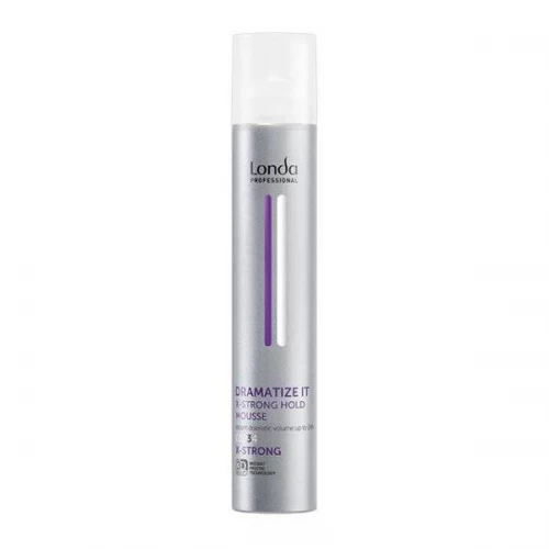 Пена для укладки волос Londa Professional Styling Volume Dramatize It X-Strong Hold Mousse Лонда Профессионал стайлинг вольюм драматиз ит иск-стронг холд мусс экстрасильной фиксации 500 мл