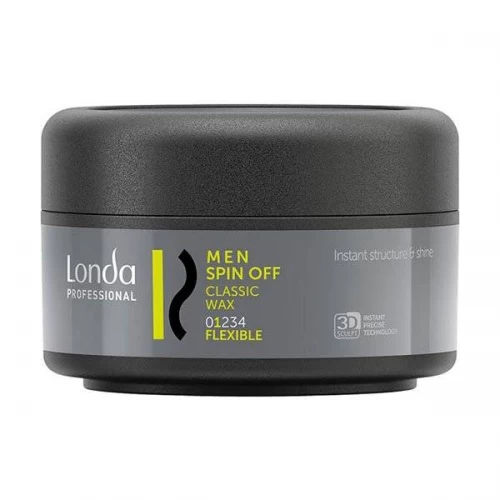 Воск Londa Professional Styling Men Spin Off Classic Wax для укладки волос нормальной фиксации 75 мл.