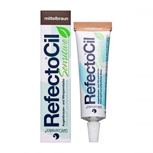 Краска RefectoCil Sensitive Mittelbraun для бровей 15 мл.