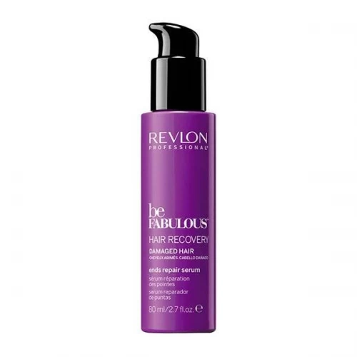Восстанавливающая сыворотка Revlon Professional Be Fabulous Hair Recovery Damaged Hair Ends Repair Serum для поврежденных кончиков волос с кератином 80 мл.