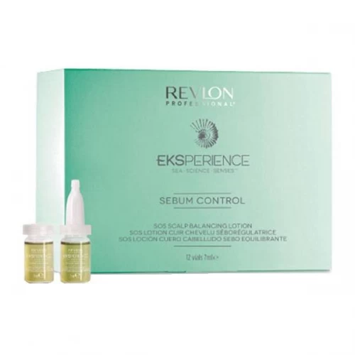 Регулирующий лосьон Revlon Professional Eksperience Sebum Control SOS Scalp Balancing Lotion для кожи головы 12*7 мл.  