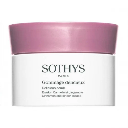 Изысканный скраб с Корицей и Имбирем Sothys Prospa Concept Delicious Scrub Cinnamon And Ginger Escape для всех видов кожи тела 200 мл.