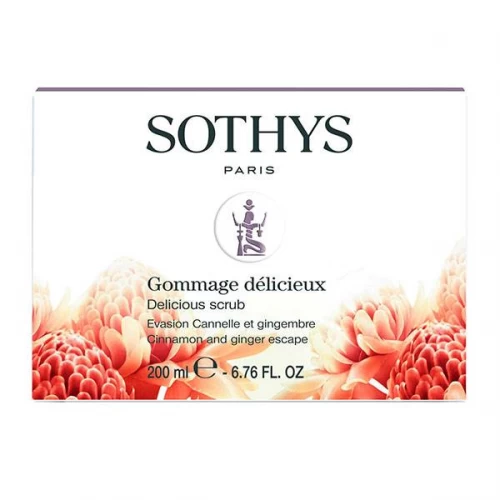 Изысканный скраб с Корицей и Имбирем Sothys Prospa Concept Delicious Scrub Cinnamon And Ginger Escape для всех видов кожи тела 200 мл.