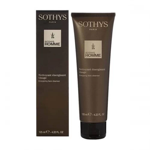 Тонизирующий очищающий уход 3 в 1 Sothys Homme Energizing Face Cleanser для лица 125 мл.